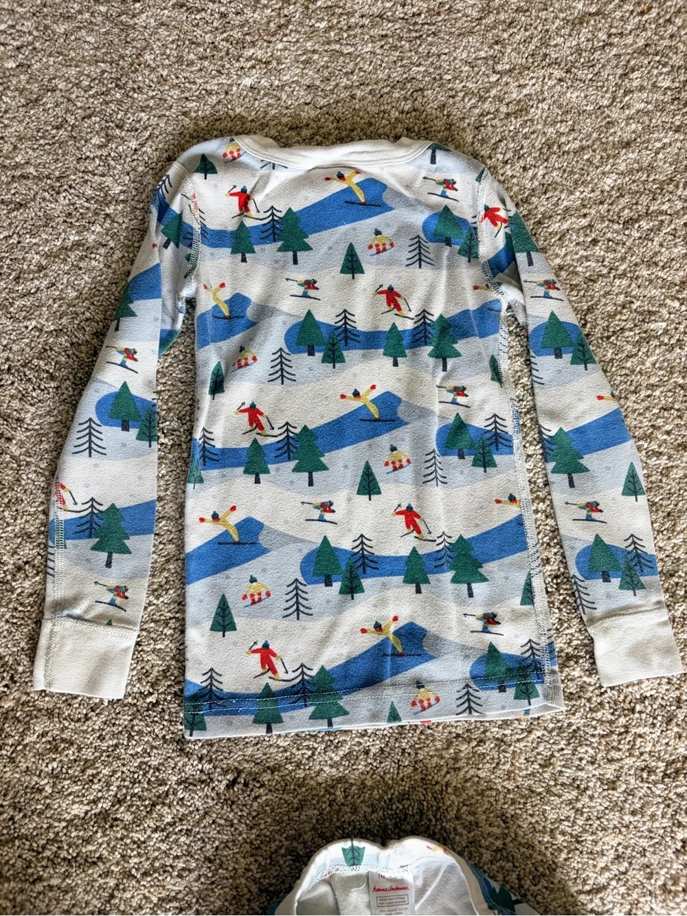 Hanna Andersson Ski Mountain Print Pajama Set